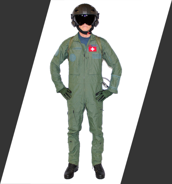Coverall for ROTARY / FIXED WING   with Dry Air Cooling System